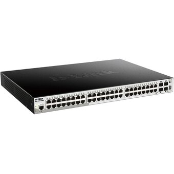  Управляемый коммутатор D-Link DGS-1510-52XMP/A2A Proj L2+ стекируемый с 48 портами 10/100/1000Base-T и 4 портами 10GBase-X SFP+ 