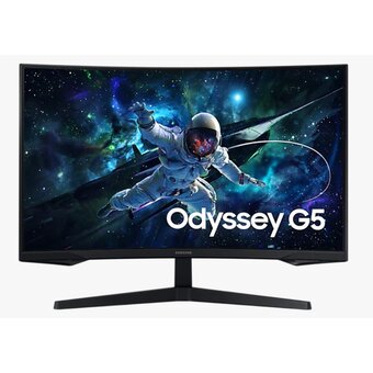  УЦ Монитор Samsung Odyssey G5 S32CG550EI (LS32CG550EIXCI) черный (плохая упаковка, б/у, нет документации, перепрошивка ПО) 