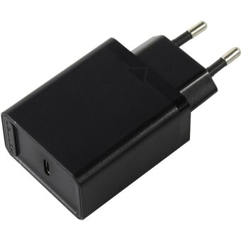  Сетевое зарядное устройство Vention FADB0-EU на 1 порт USB C QC 4.0 Чёрный 
