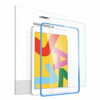  Защитное стекло UGREEN SP145 (80352) Edge HD Protective Film Easy Install Kit for iPad 10.2" (2019) (1-Pack) Clear 