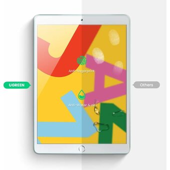  Защитное стекло UGREEN SP145 (80352) Edge HD Protective Film Easy Install Kit for iPad 10.2" (2019) (1-Pack) Clear 