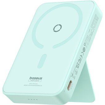  Портативное зарядное устройство Baseus P10064101333-00 MagPro Peppermint Blue 