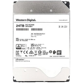  HDD Western Digital Ultrastar DC HC580 WUH722424ALE604 3.5" 24TB SATA 