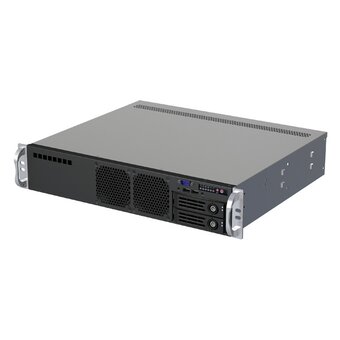  Корпус Ablecom CS-R27S-05P 2U chassis, ATX, Micro-ATX, Mini-ITX MBs, 2 x 3.5''hs + 3.5'' internal 1 2.5'' flex 500W, no rails 