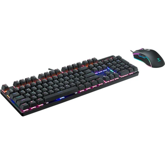  Комплект клавиатура и мышь RAPOO V150S Backlit Mechanical Gaming Keyboard & Optical Gaming Mouse Black 
