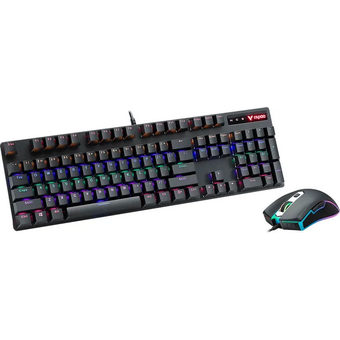  Комплект клавиатура и мышь RAPOO V150S Backlit Mechanical Gaming Keyboard & Optical Gaming Mouse Black 