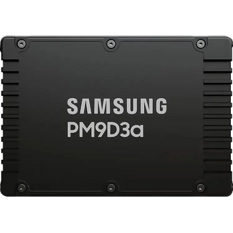  SSD Samsung PM9D3a (MZWL67T6HBLC-00AW7) 7680GB U.3(2.5" 15mm), NVMe, PCIe 5.0x4, 3D TLC, R/W 12000/6000MB/s, IOPs 2 