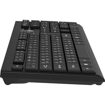  Клавиатура + мышь OKLICK S269W клав черный мышь черный 