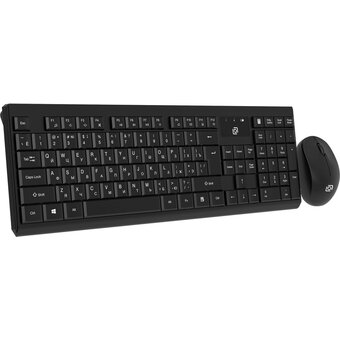  Клавиатура + мышь OKLICK S269W клав черный мышь черный 