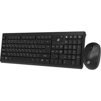  Клавиатура + мышь OKLICK S269W клав черный мышь черный 
