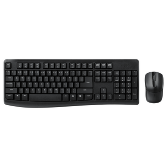  Комплект клавиатура и мышь RAPOO X1800 Pro Wireless Optical Mouse & Keyboard Black 