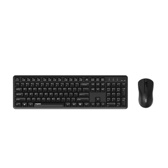  Комплект клавиатура и мышь RAPOO X2100 Wireless silent combo Black 