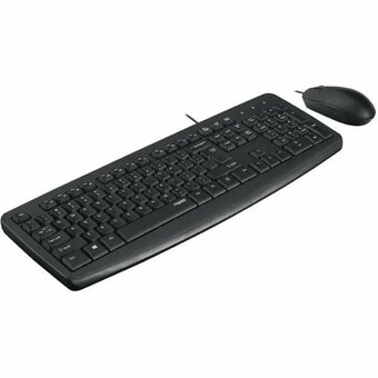  Комплект клавиатура и мышь RAPOO NX1600 Wired Optical Mouse & Keyboard Combo Black 