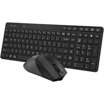  Клавиатура + мышь A4Tech Fstyler FB2800C Air2 черный/серый 