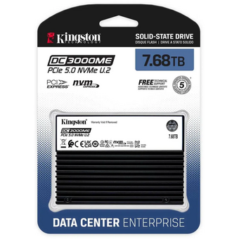  SSD Kingston SEDC3000ME/7T6 PCIe 5.0 x4 7.68TB 2.5" 1825 DWPD 