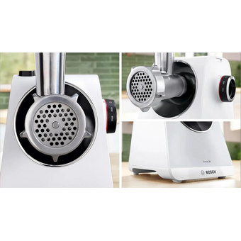  Мясорубка Bosch MFWS607W белый 