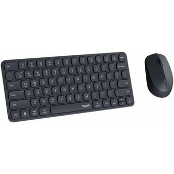  Комплект клавиатура и мышь RAPOO 9010M Multi-mode Wireless Keyboard & Mouse Dark Grey 