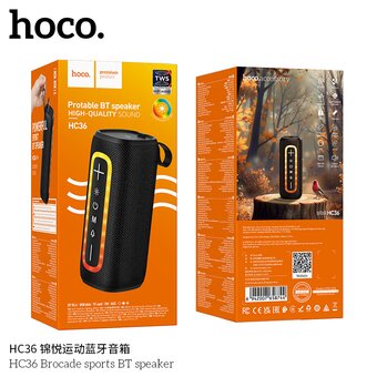  Портативная колонка HOCO HC36 Brocade sports черный 
