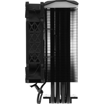  Кулер Accord ACC-4PS12, ARGB Soc-AM5/AM4/1200/1700/1851 черный 4-pin 37dB Al+Cu 180W 610gr brown box 