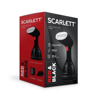  Отпариватель Scarlett SC-GS135S20 черный/красный 