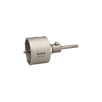  Коронка ударная MakitaD-74027 SDS-Plus 82мм HM M22 + адаптер и центровочное сверло 