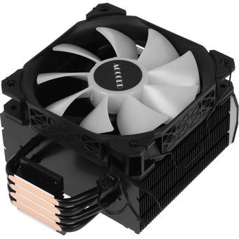  Кулер Accord ACC-4PS12, ARGB Soc-AM5/AM4/1200/1700/1851 черный 4-pin 37dB Al+Cu 180W 610gr brown box 