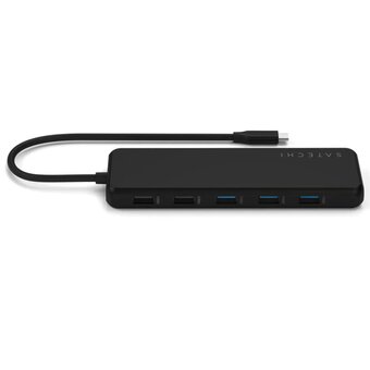  Док-станция Satechi 13-in-1 Triple Display Multiport Adapter (2xHDMI, DP, 6xUSB-A, Ethernet, 2xUSB-C, Audio) до 85 Вт, Черный ST-P3D13K 