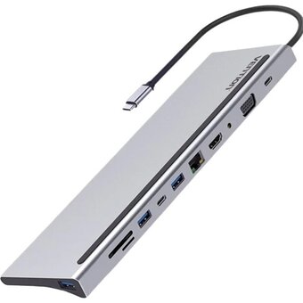  Мультифункциональная док-станция Vention THTHC USB Type C 11 в 1 