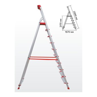  Лестница-стремянка Новая высота NV 3118 (3118110) 