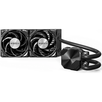  СВО Montech HyperFlow Silent 240 (HS240BK) Soc-AM5/AM4/1200/1700/1851 черный 4-pin 24.8dB Al 310W Ret 