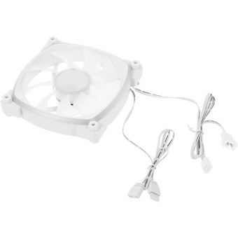  Вентилятор Accord ACC-U12 (ACC-U12 ARGB White) 4-pin, 1600об/мин, 27 дБ, ARGB, белый, brown box 
