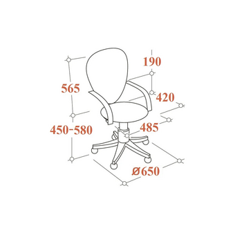  Кресло Easy Chair VBEChair-225 PTWTW11 (1094258) сетка/ткань черный 