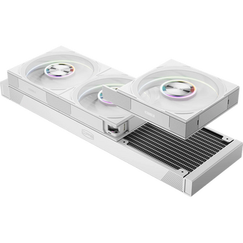  СВО PcCooler DT360 ARGB Display WH (300W, 360mm, LED temp., White, Fans 3x120mm, 83.83CFM, 3000RPM/ Pump height) 