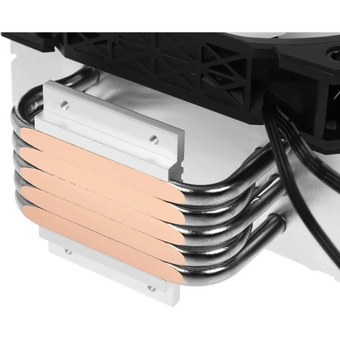  Кулер Accord ACC-5P12Pro, ARGB Soc-AM5/AM4/1200/1700/1851 серебристый/черный 4-pin 31dB Al+Cu 220W 525gr brown box 