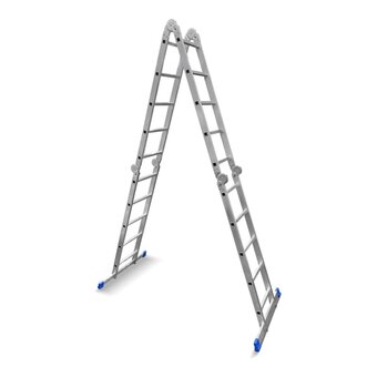  Лестница-трансформер LadderBel LT455 4 секции по 5 ступеней 