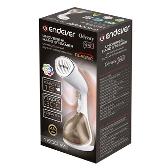  Отпариватель Endever Odyssey Q-461 белый/коричневый 