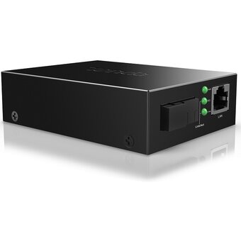  Медиаконвертер одномодовый Tenda TFC100A RJ-45x100Мбит/с, SCx100Мбит/с 