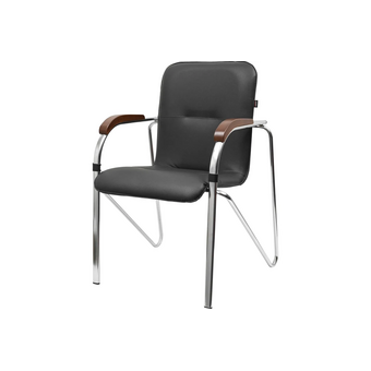  Стул офисный Gigant GCH-04 черный кожзам (СН) 
