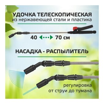  Опрыскиватель PARK 006443 8л, аккумуляторный 