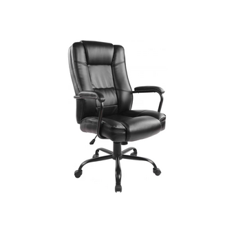  Кресло руководителя Easy Chair 584 TR (1044980) черное, рециклированная кожа 