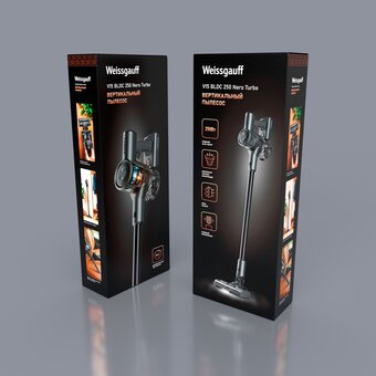  Пылесос Weissgauff V15 BLDC 250 Nero Turbo 