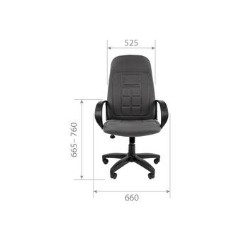  Кресло CHAIRMAN 727 TW-11 (00-06110220) черный 