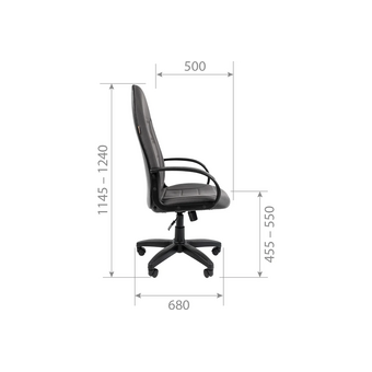 Кресло CHAIRMAN 727 TW-11 (00-06110220) черный 