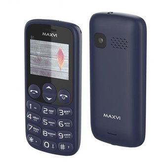  Мобильный телефон Maxvi B1 Blue 