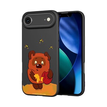  Силиконовый чехол Mcover на iPhone 17 Air, Союзмультфильм, Винни-Пух, Медвежонок и мед 