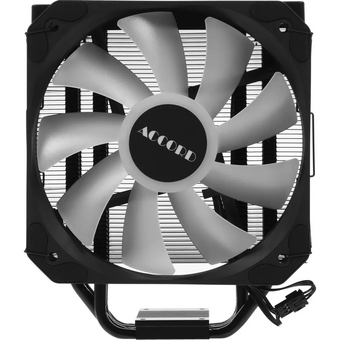  Кулер Accord ACC-YX4P13, ARGB Soc-AM5/AM4/1200/1700/1851 черный 4-pin 36.5dB Al+Cu 220W 740gr brown box 