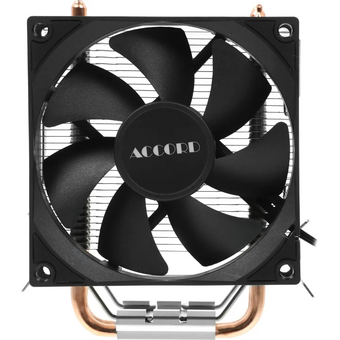  Кулер Accord ACC-2P9 Soc-AM5/AM4/1200/1700/1851 серебристый/черный 3-pin 22.7dB Al+Cu 100W 240gr brown box 