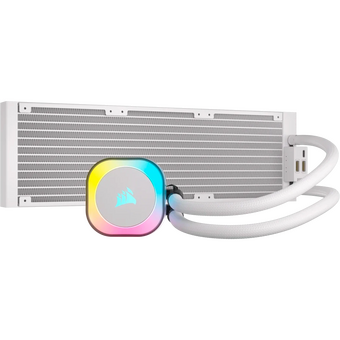  СВО Corsair iCUE Link H150i RGB (CW-9061006-WW) (360mm, White, Fans 3x120mm, 63.1CFM, 37dBA, 2400RPM) 