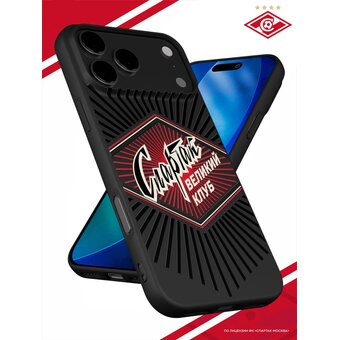  Силиконовый чехол Mcover на iPhone 17 Pro Max, Спартак лого 