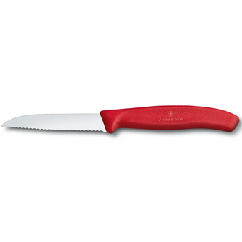  Набор ножей кухонных Victorinox Swiss Classic 6.7111.35 3предм. овощеч. красный карт.коробка 